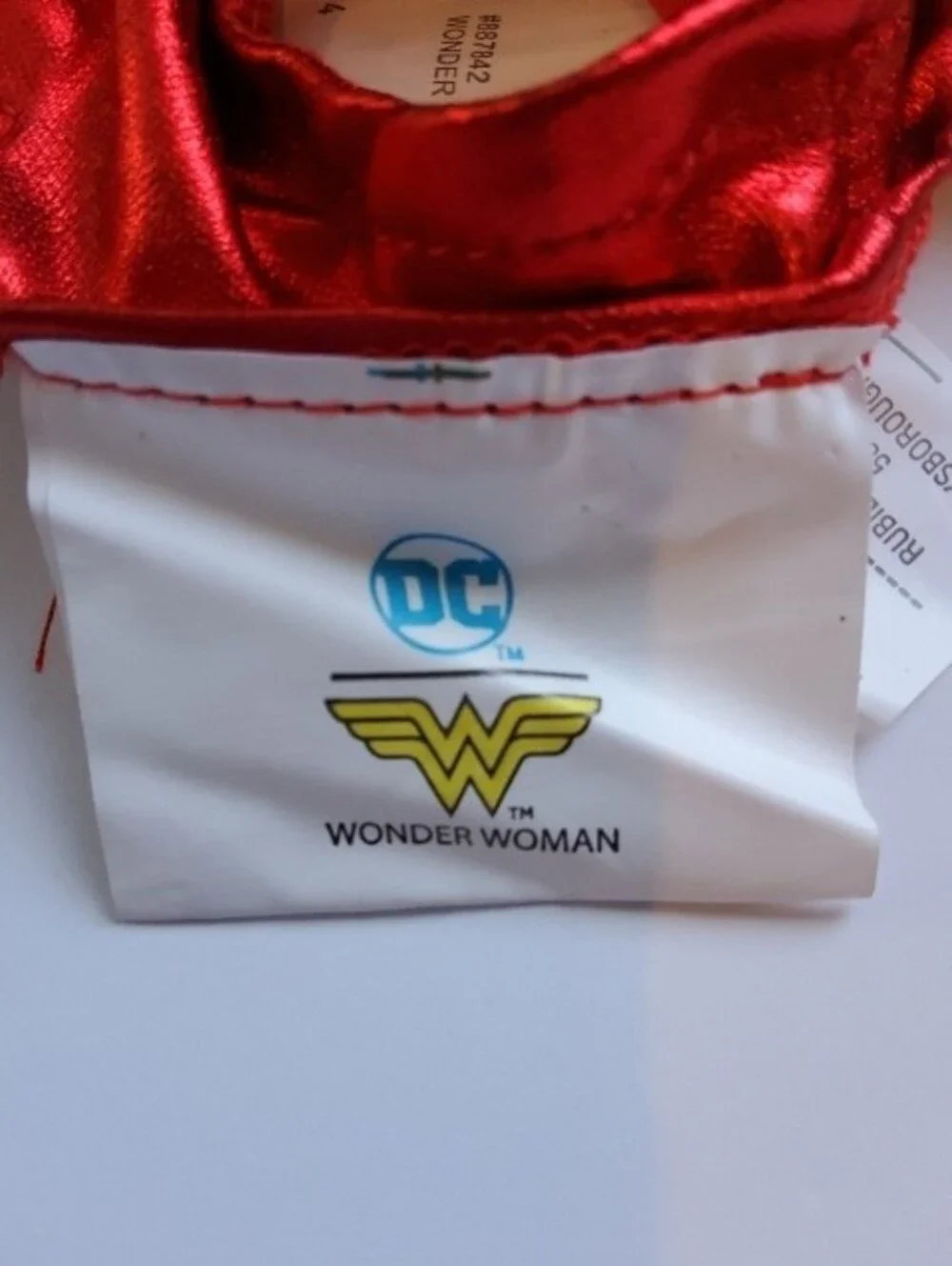 DC Comics Wonder Woman Pet Costume Dress with Gold Tiara SZ M